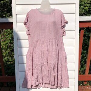 Knox Rose Pink Tiered Dress